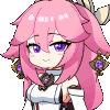 yaemiko_stretch animated emote from Niveous Gaming