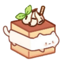 CakeCat custom emote - Ink & Espresso