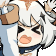 Paimon from Genshin Impact throwing a tantrum with arms raised and an angry expression.