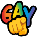 pointgay Discord Emoji from ArcadiaHub