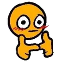 flushedShy Discord sticker - unmask