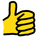 thumbsup Discord sticker from District 20