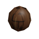 Coconut fruit rendered in a simple 3D style.