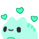 24666mintblob animated GIF emoji from gay