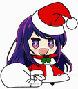 AiHoshino_christmas Discord Emoji - BLUE VORTEX