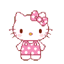 hellokitty animated GIF emoji from Lemniscate Network