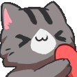 Give_Heart_Cat animated GIF emoji - Lovers Cafe™ | Indian Discord Server • Nitro • Voice Chat • Active • India • Hangout • Gaming • SFW