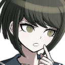 9770_komaru_naegi_think Discord sticker | Nova Luna (新月)