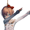 sayori_ Discord Emoji from Le pays imaginaire