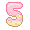 number_5 animated emote | Hell's . Paradise . OwO . PokéTwo