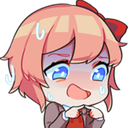 sayori_nervous custom emote | Le pays imaginaire