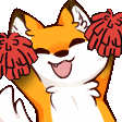 cheerleading animated emote - Raynies