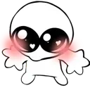 blushuwu Discord sticker from 𝓶𝓲𝓼𝓽