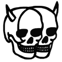 DoubleSkull Discord sticker | Luminous Lounge