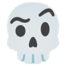 SkullEyebrowRaise Discord sticker | District 20