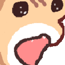 nekoscream animated GIF emoji from Cyberpunk Syndicate ☁୨ৎ