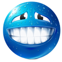 bluescaredsmile custom emote | bored