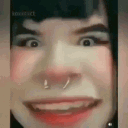 egirl animated Discord emote - unmask