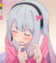 cnc_blush_nervous animated Discord emote | CNC Club 18+