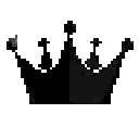 black animated Discord emote from Lemniscate Network