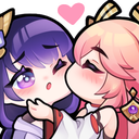 kiss custom emote - BLUE VORTEX