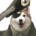 HuskySalute custom emote from Homestuck Community