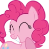 PinkieGiggle custom emote from Friendship Academy - MLP