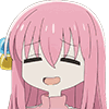 ani_bocchilaugh animated emote from Anime Sekai