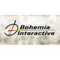 Bohemia Interactive logo featuring a stylized circle and text on a textured background.