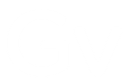 White capital letters G and V displayed in a bold sans-serif font against a black background.