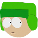 Kyle Broflovski from South Park with a wide-eyed, blank expression.