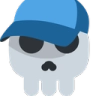 skullcap Discord sticker from WiseHosting