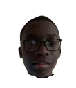 Person wearing glasses looking forward with a flat, unimpressed expression.