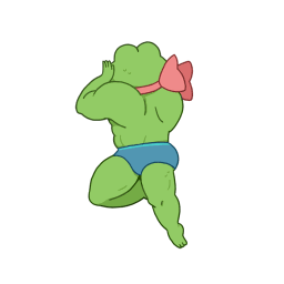 sexyfrog animated GIF emoji from 𝓣𝓱𝓮 𝓛𝓞𝓤𝓝𝓖𝓔