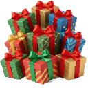 ChristmasPresents Discord Emoji - Glitching Neon Code Tier 7