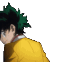 DekuThumbsUp animated GIF emoji from The Fandomatic Server