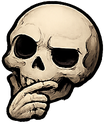 SkullThink Discord Emoji - RŌNIN-DAN