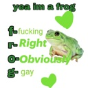 frog Discord sticker - 𝓣𝓱𝓮 𝓛𝓞𝓤𝓝𝓖𝓔