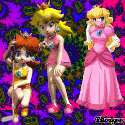 1000372979 animated GIF emoji | 💕Princess Peach And Princess Daisy And Princess Rosalina Tony💕