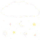 Cloud_Stars animated emote from Cloudy Gaming UK ☁🎮