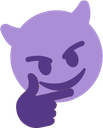 evil_think Discord sticker from Adultcord│Social & Gaming