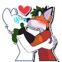 FurryKiss Discord sticker - Da Cuties