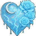 Lightblueheartgif animated GIF emoji from Active VC Server • Chill • Hangout • Socialize • Voice Chat • Anime • Sfw