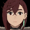 Momo_Smiling_Gif animated Discord emote | DanDaDan - Discord