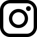 Instagram camera logo icon with a vibrant gradient background.