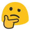 DE_blob_think Discord sticker - Trophy's Paradise