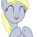DerpyApplaud animated Discord emote - Friendship Academy - MLP