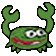 pepecrab Discord sticker from Silk Lounge