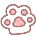 paw Discord sticker | 🥐 υ´• ﻌ •`υ ⊹  calie's cottage // emotes . social