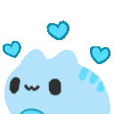 166396cyanblob animated GIF emoji from gay
